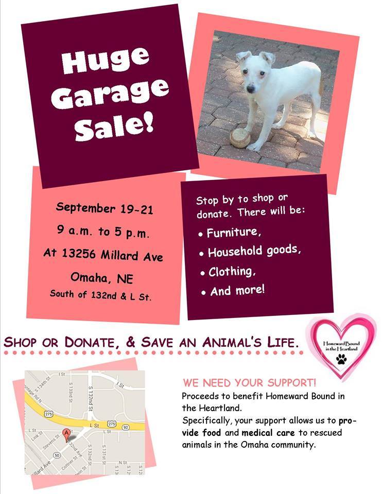 Garage sale sept